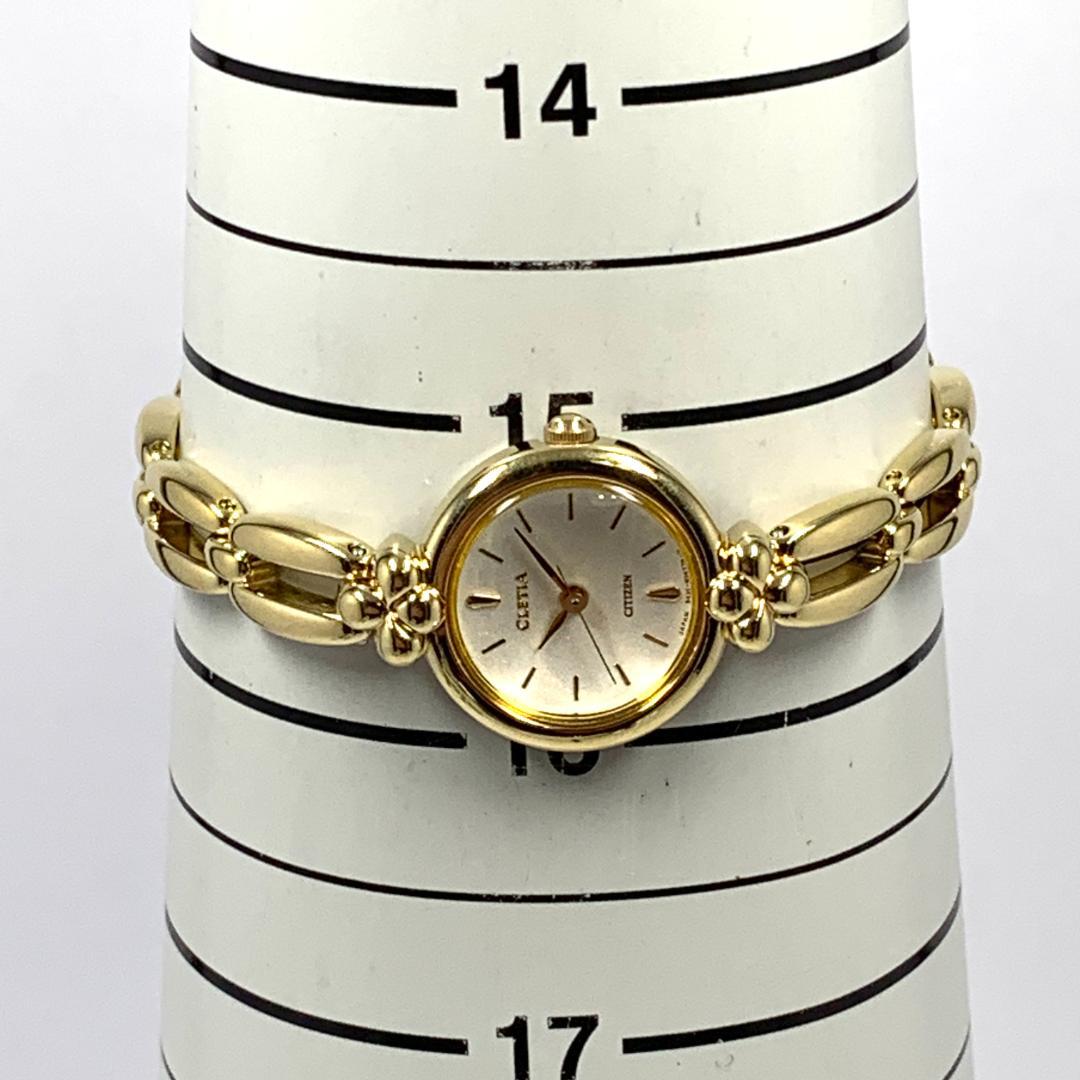 290 稼働品 CITIZEN CLETIA レディース 腕時計 人気 小ぶり