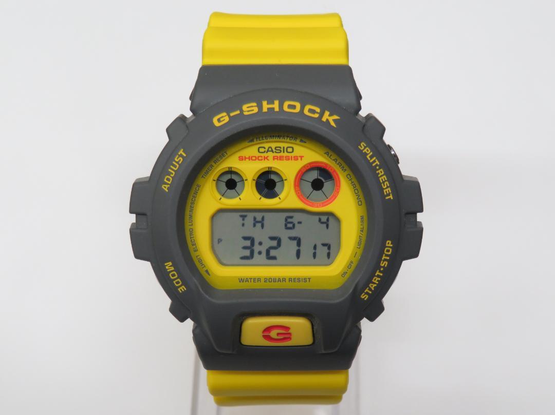 CASIO G-SHOCK DW-6900Y 動作品 保証書あり カシオ 腕時計