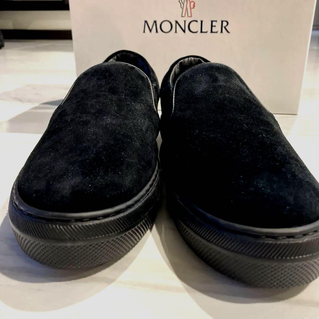 【未使用】 MONCLER モンクレール スエード スニーカー  24㎝
