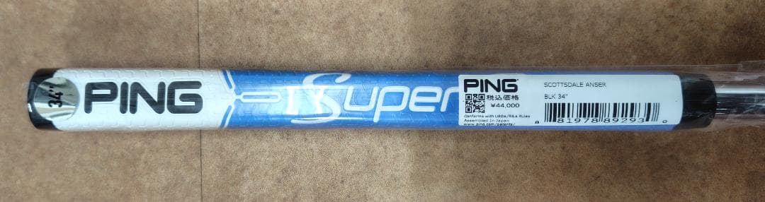 【新品未使用品】パター PING SCOTTSDALE ANSER 34inc