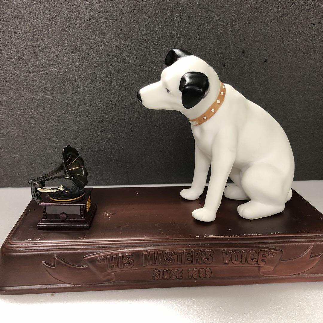 ビクター 犬 蓄音機 台座 置物 陶器製 昭和レトロ - メルカリ