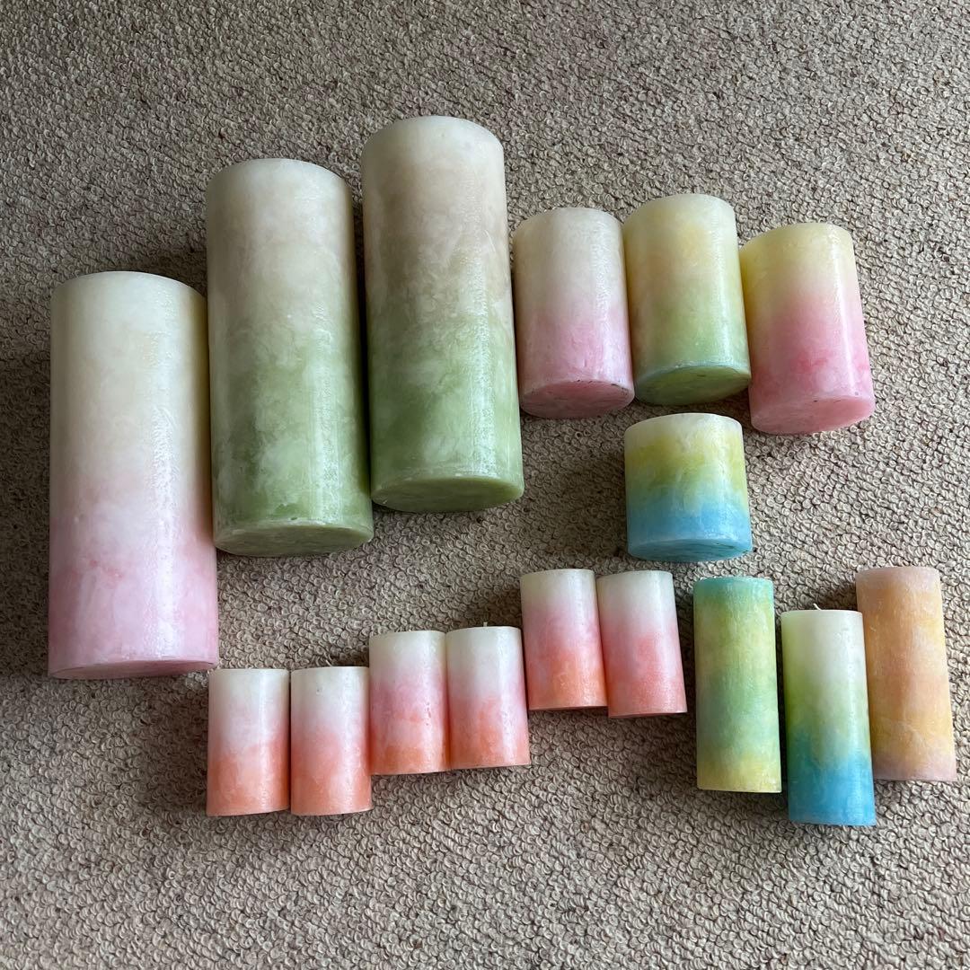 グラデーションキャンドル　組み合わせ相談受付中