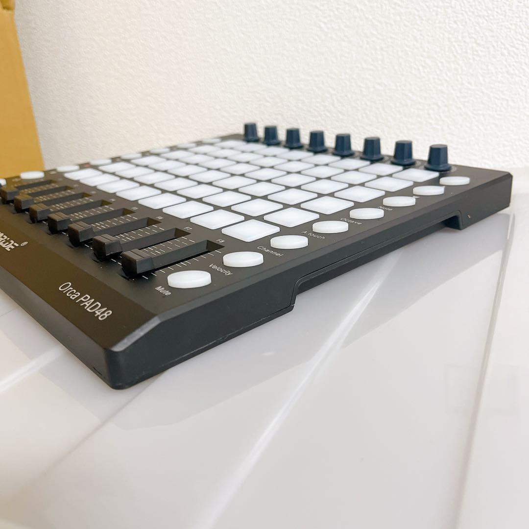 MIDI コントローラー、PAD48 ポータブル USB ケーブル付 H1622e5fa6b2347bfb98ec1b1b967c