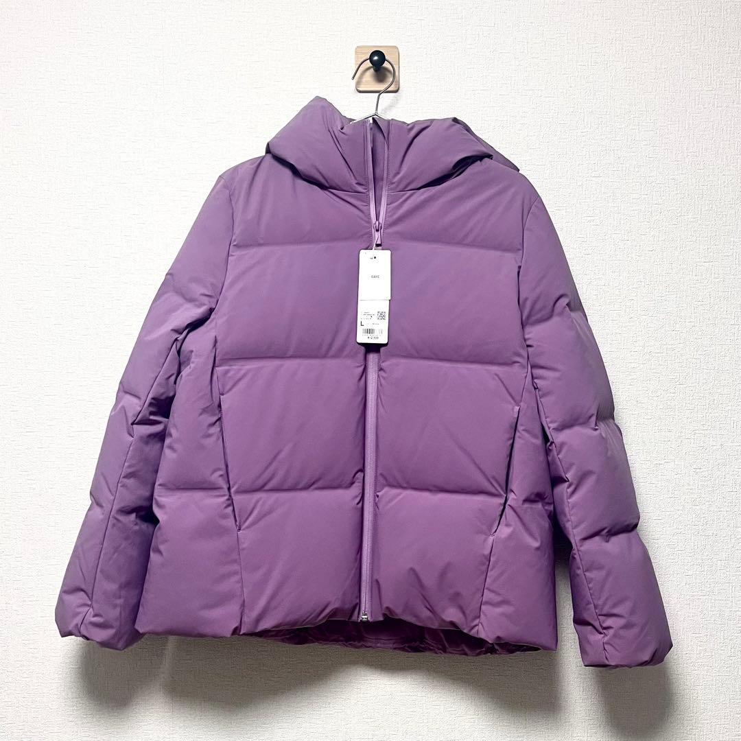 UNIQLO ユニクロ シームレスダウンパーカー L サイズ パープルL UNIQLO