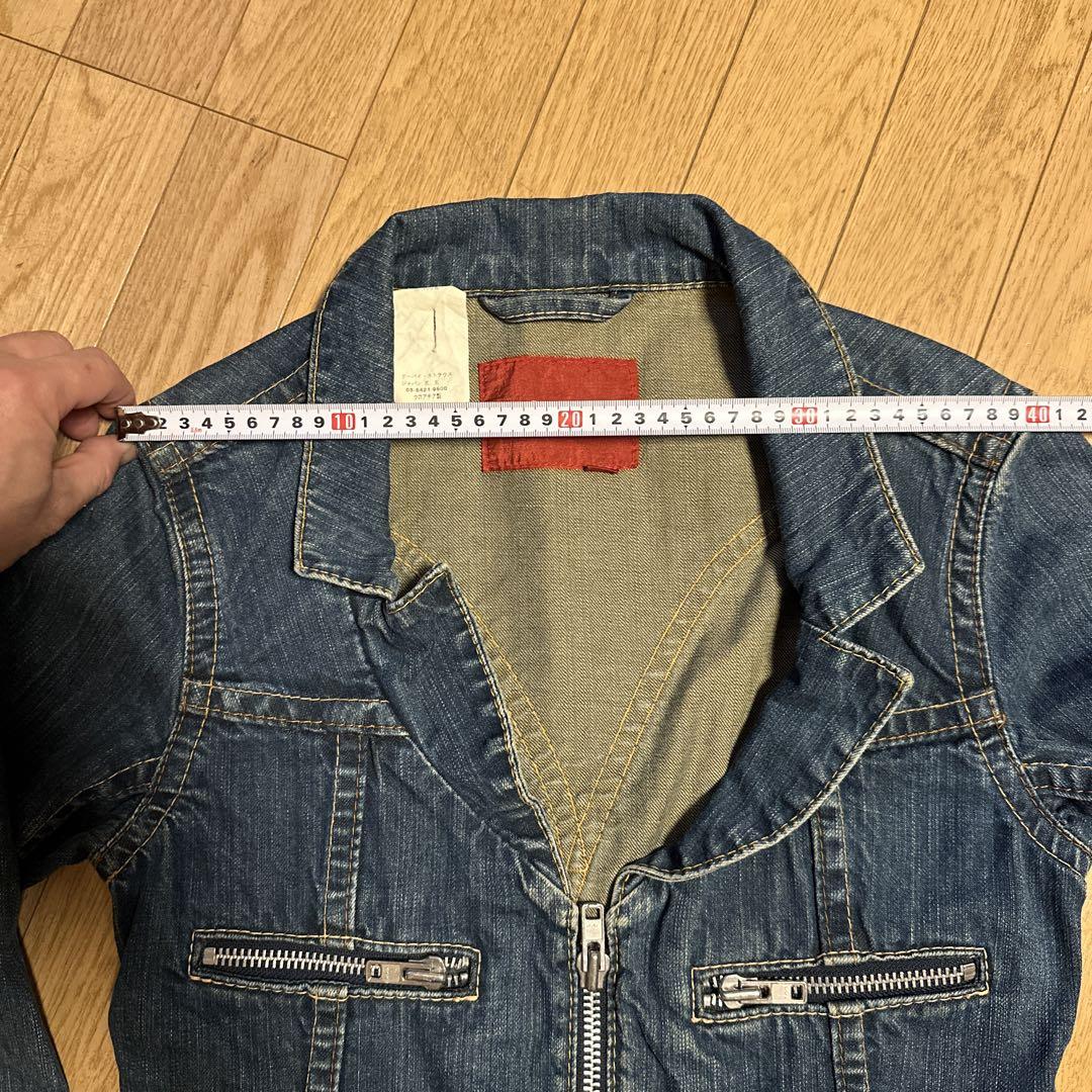 初期 LEVI'S RED クロアチア製 立体裁断 デニムジャケット XS 初期 LEVI'S RED クロアチア製 立体裁断 デニムジャケット XS