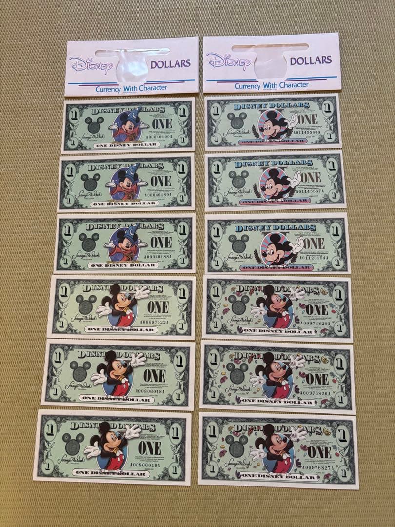 ディズニーダラー 12枚セット