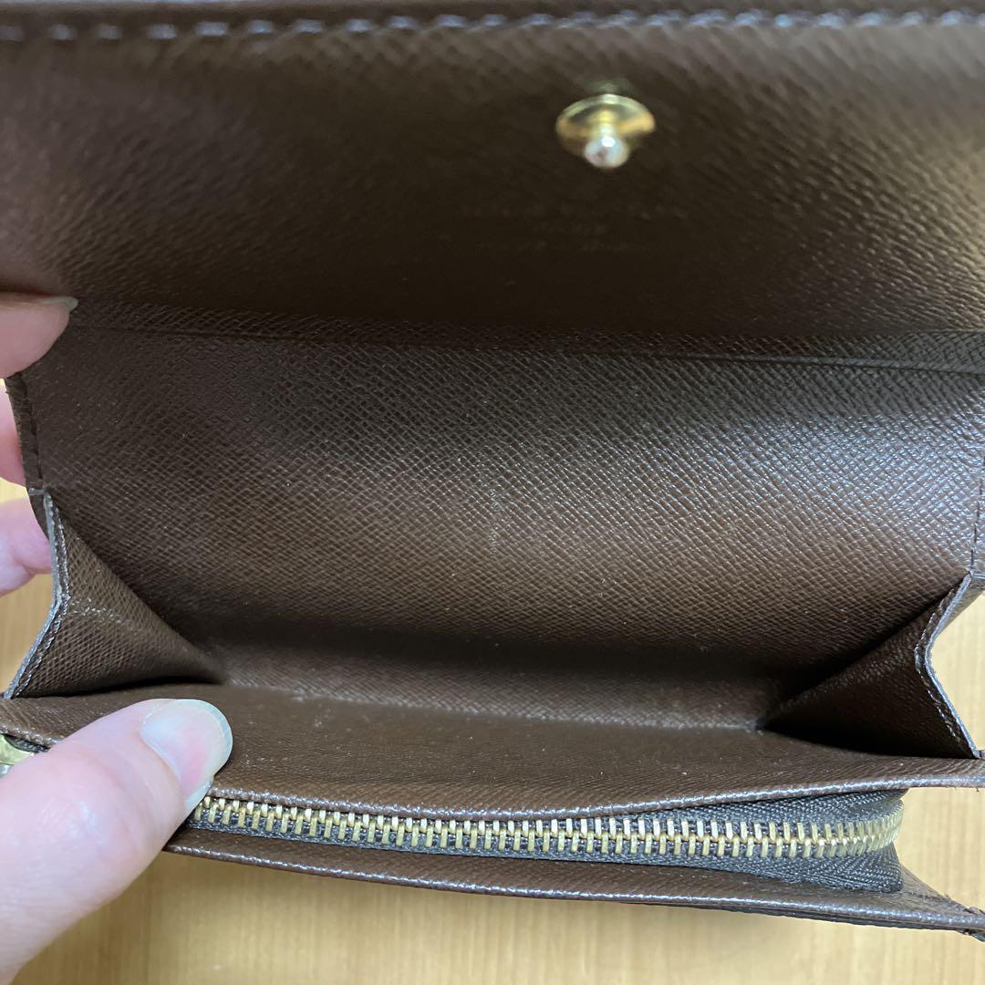 ルイヴィトン ダミエ 二つ折り財布