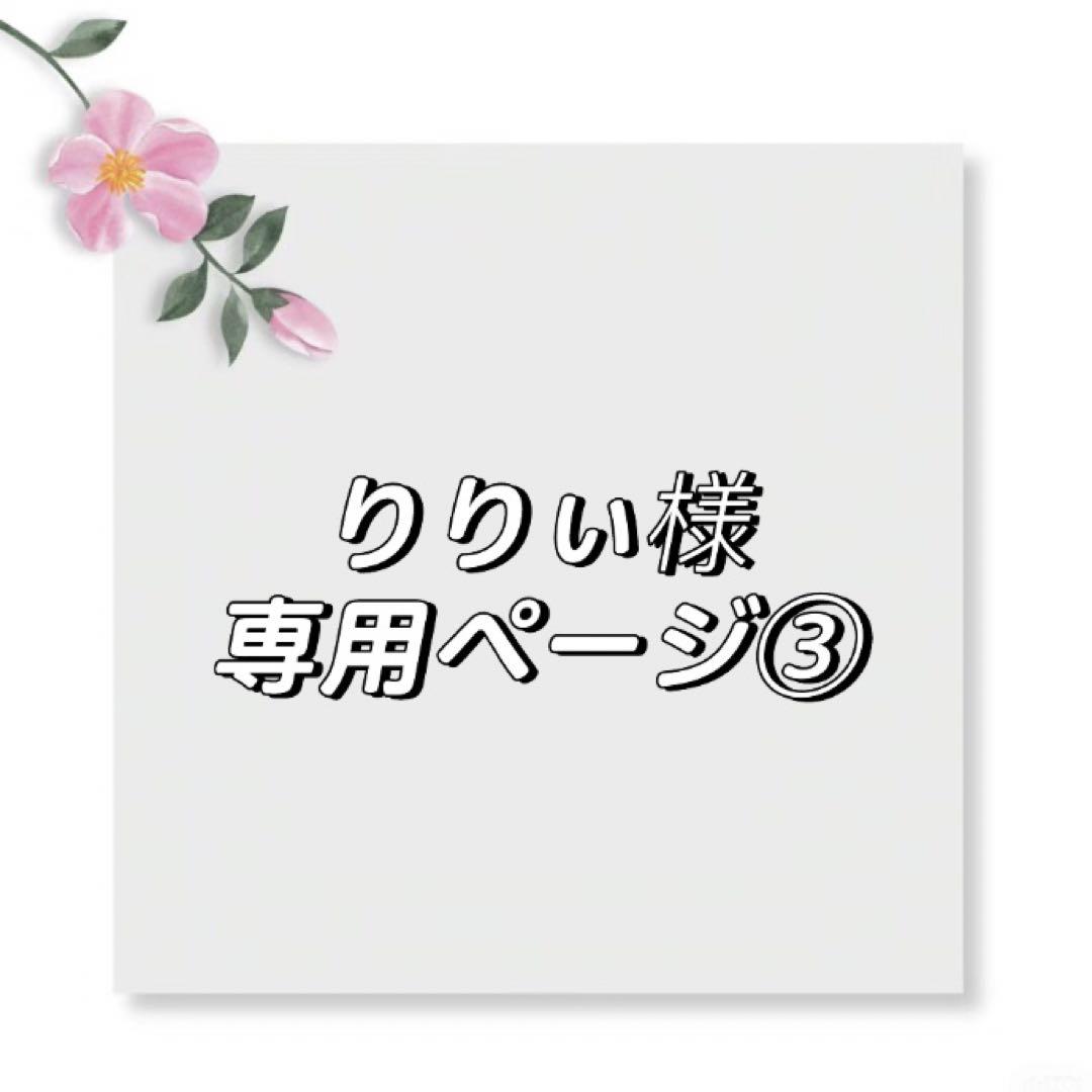 りりぃ様専用ページ