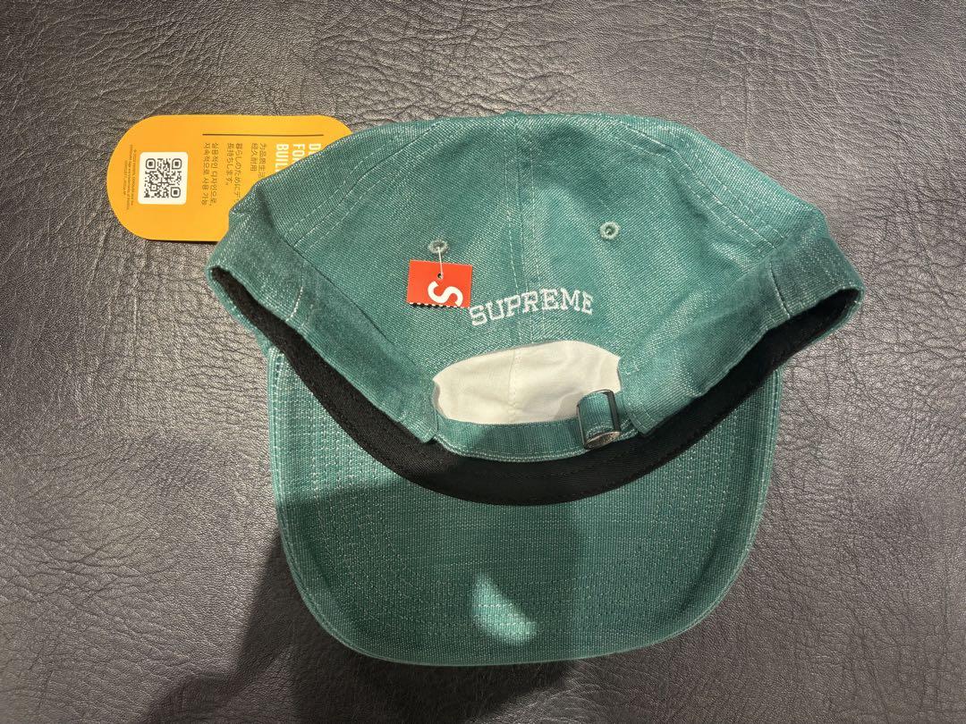 supreme Cordura Denim S Logo 6-Panel 緑