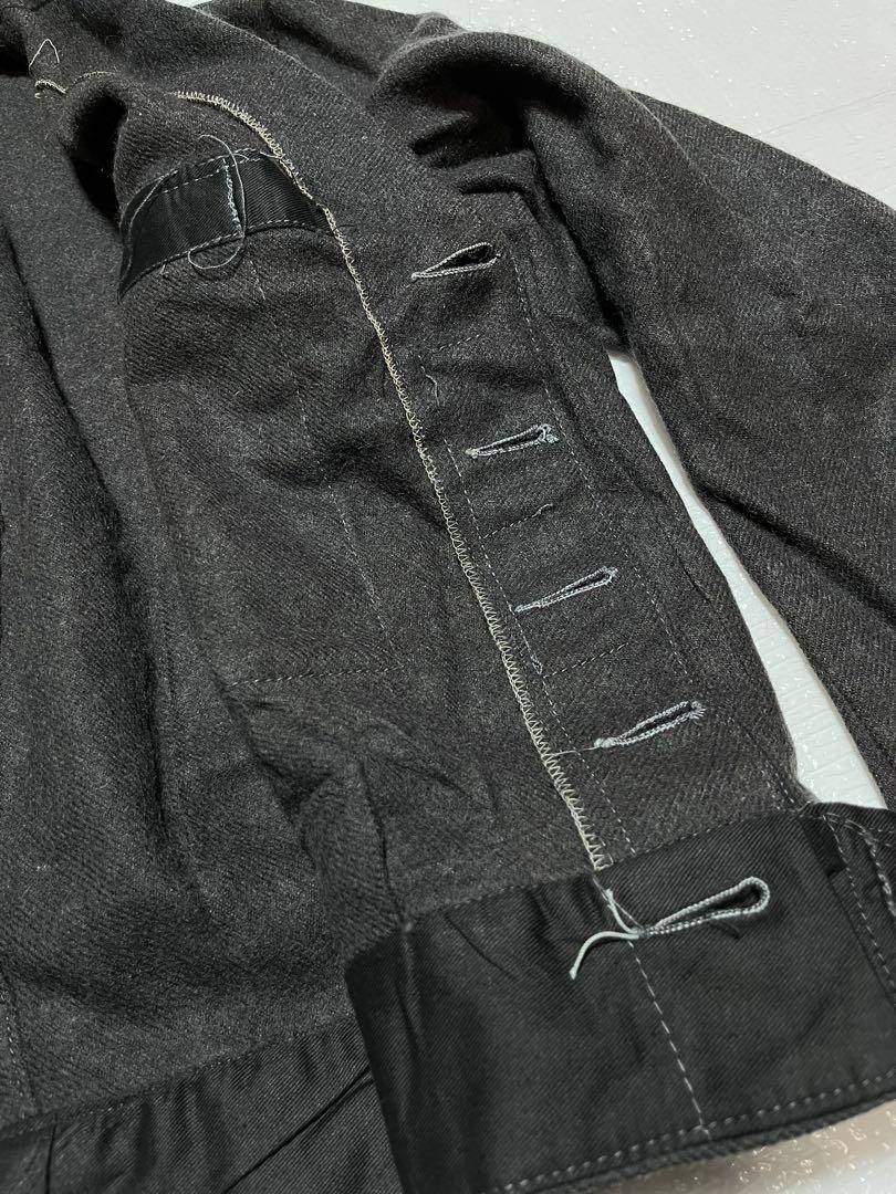 【vintage】50's 60's フランス軍 プリズナージャケット ウール