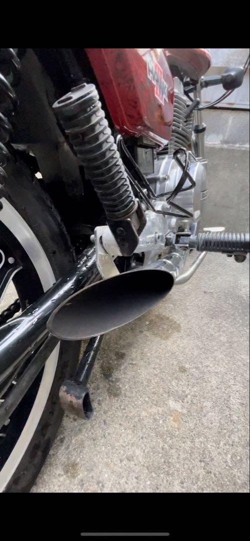 cb250n cb250t ホーク バブ ハスギリ マフラー - メルカリ