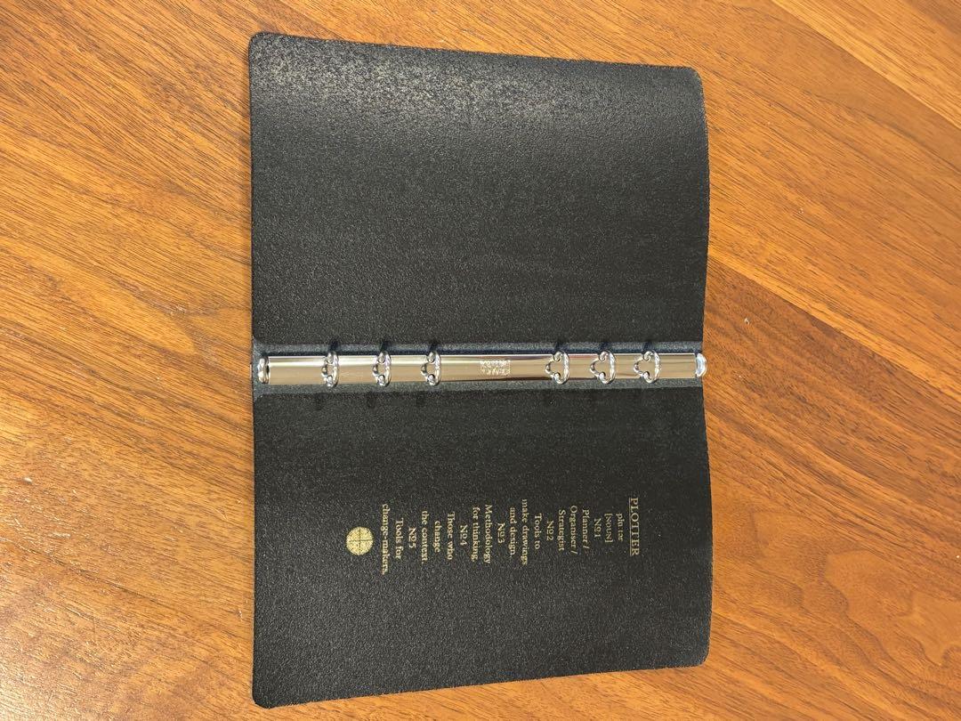 【美品】プロッター plotter バイブル シュリンク レザーバインダー