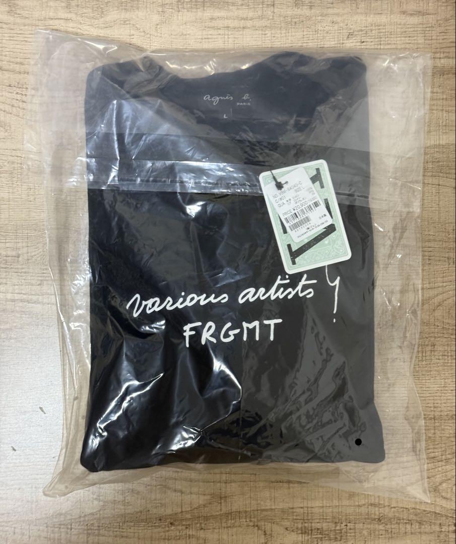 VA Fragment x agnes b. Sweatshirt 黒　Lサイズ