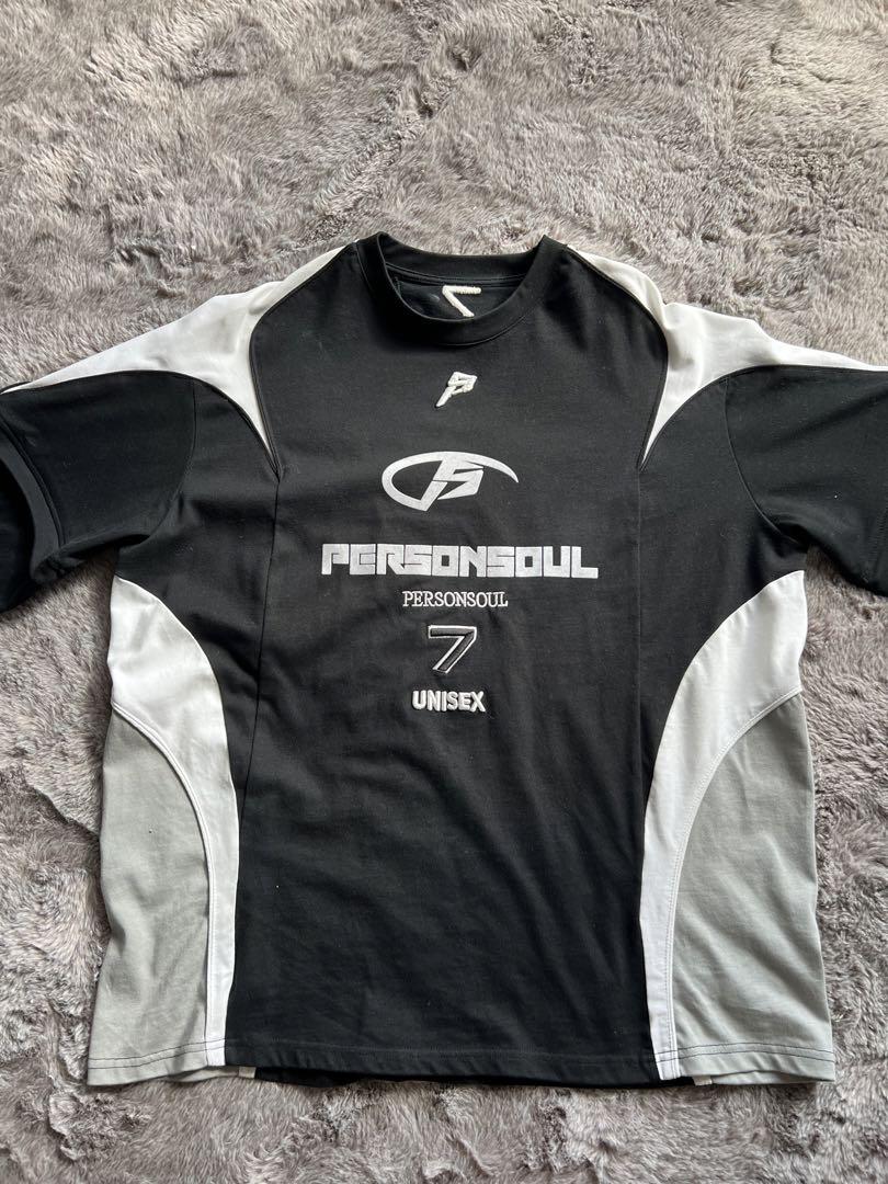 personsoul】SPLIT SLEEVE RACING T-SHIRT