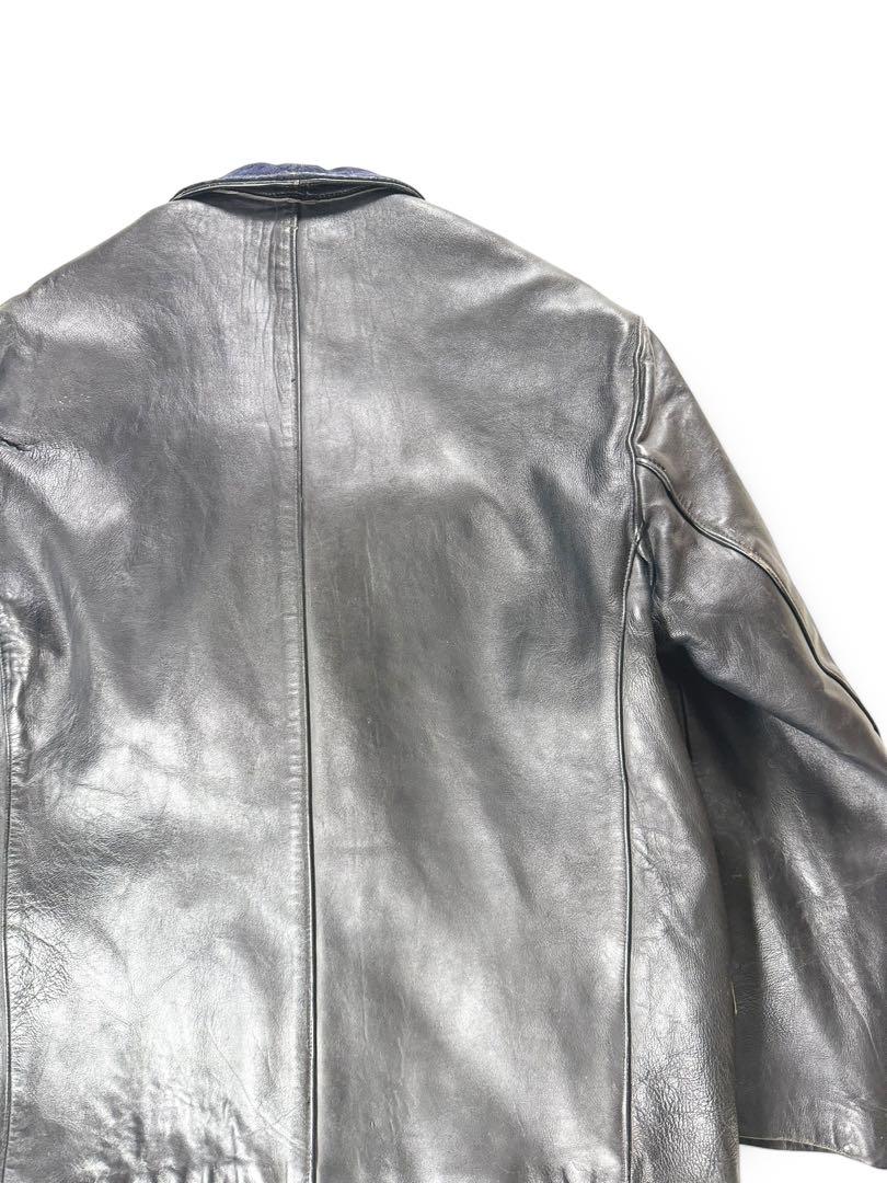 ジャケット・アウター 40-50s Corbusier Leather Jacket Wool