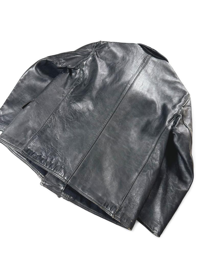 ジャケット・アウター 40-50s Corbusier Leather Jacket Wool
