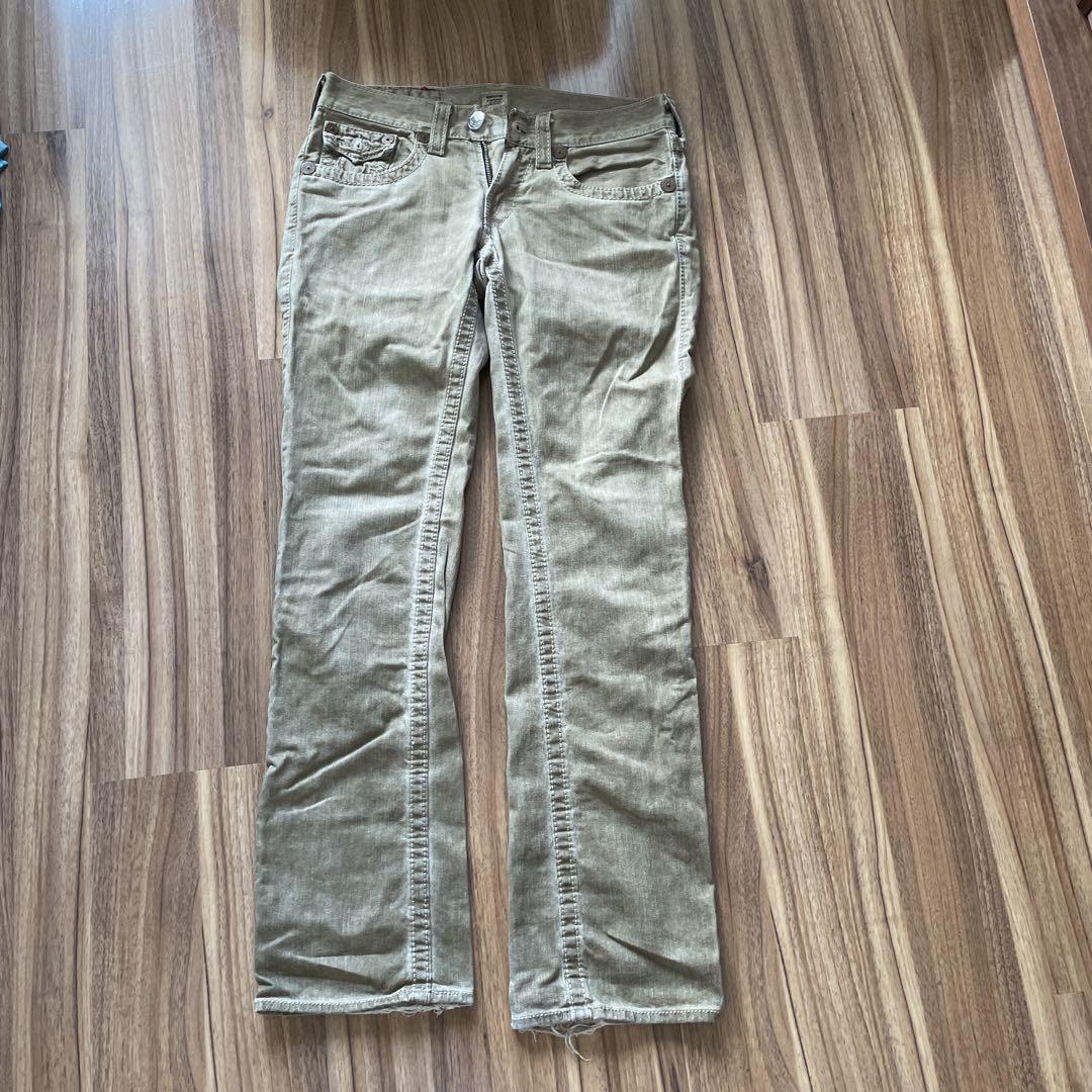 TRUE RELIGION RICKY BIG T ベージュ 30/34