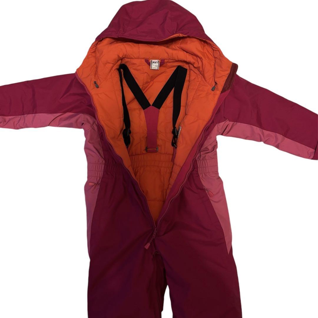【美品】mont-bell モンベル　スノーウェア　110cm
