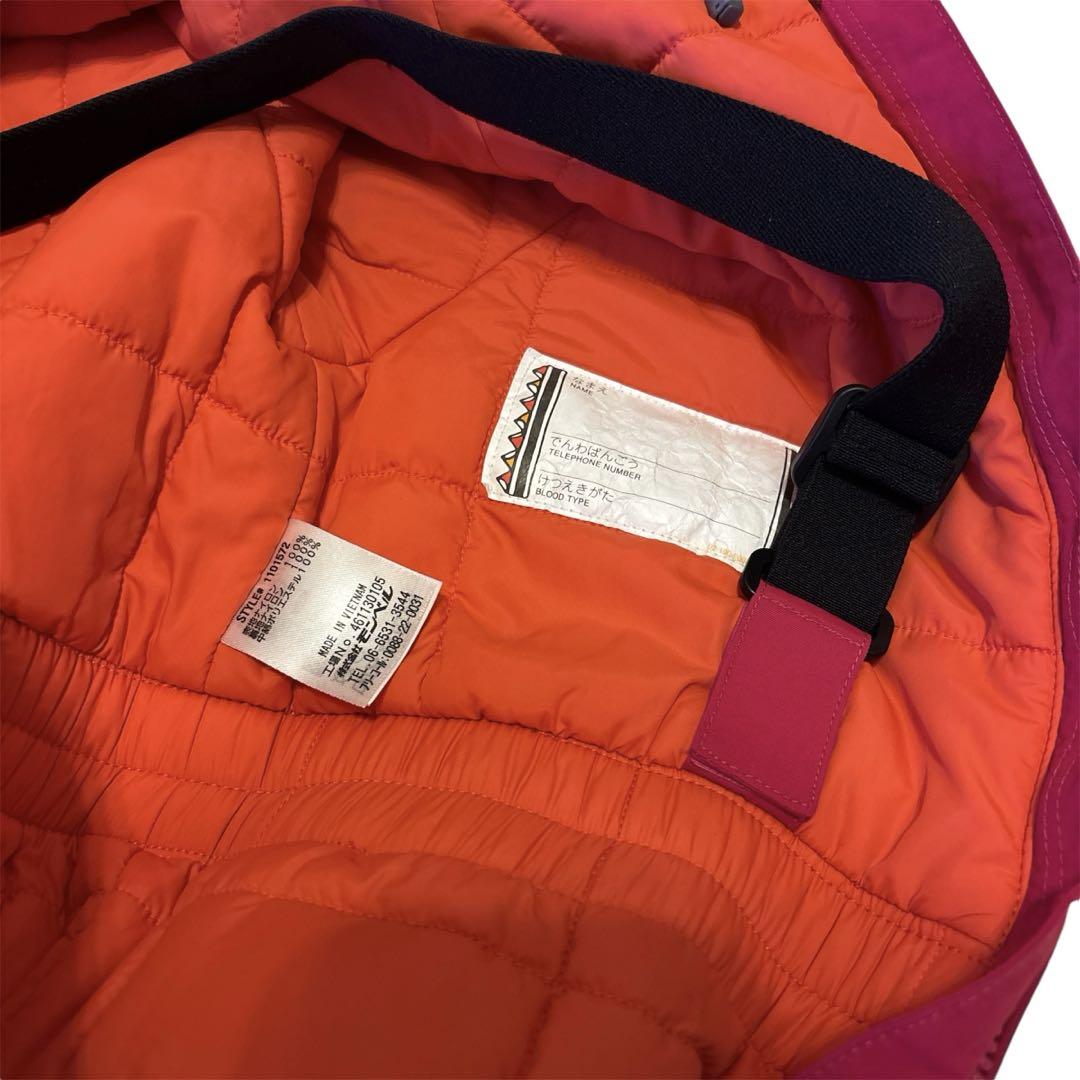 【美品】mont-bell モンベル　スノーウェア　110cm