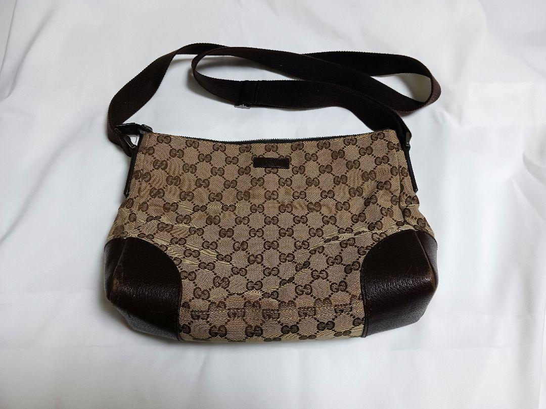GUCCI ショルダーバッグ ベージュ/ブラウン