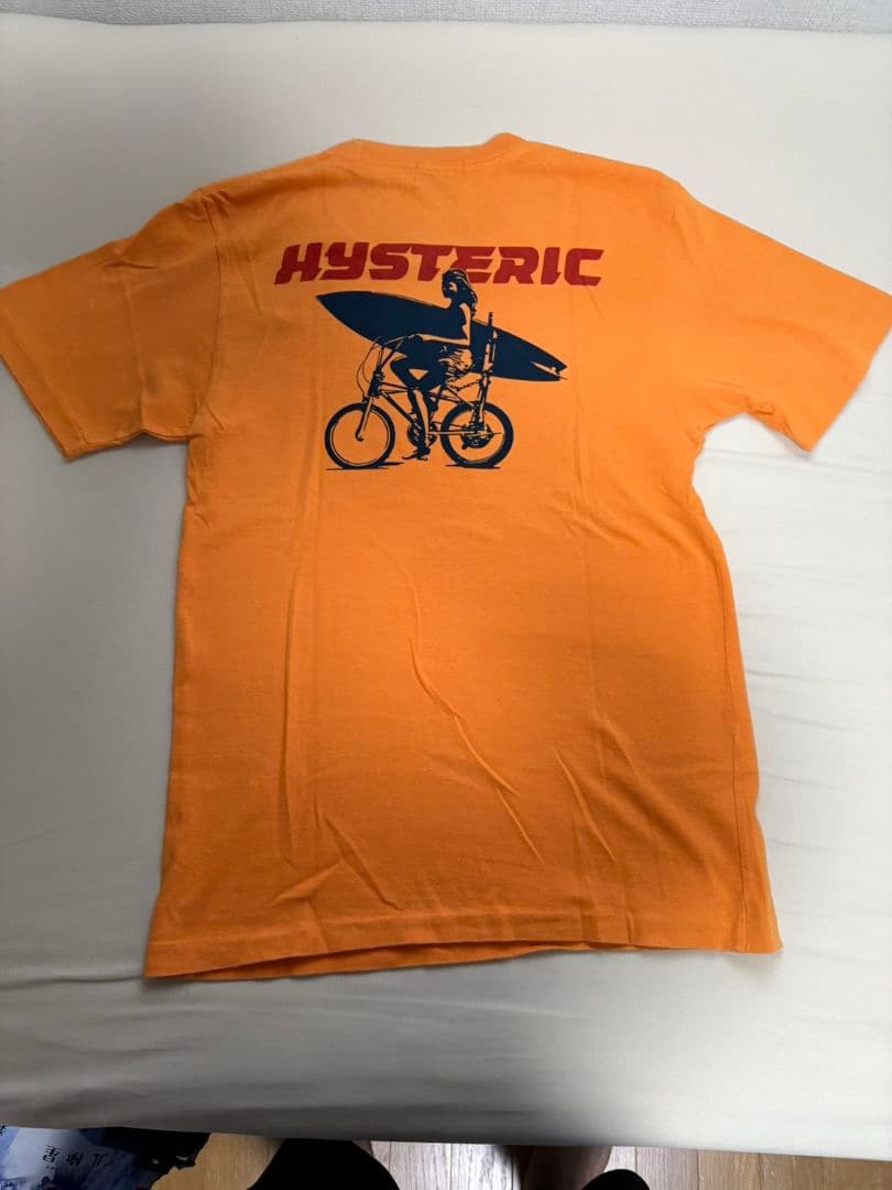 HYSTERIC GLAMOURサーフガールＴシャツ オレンジ