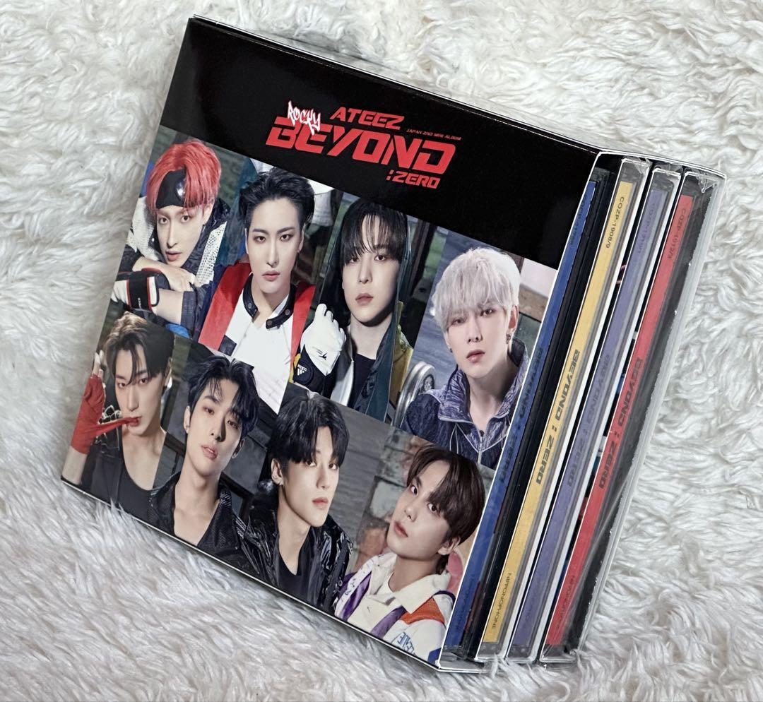 ATEEZ アチズ BEYOND:ZERO FC限定4形態セット＋トレカ等 - メルカリ
