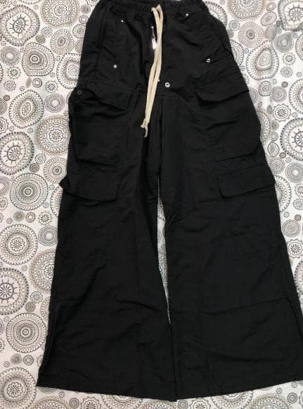 Rick Owens Mastodon Cargo Jog 46 黒 ランウェイ Rick Owens - NUBIAN