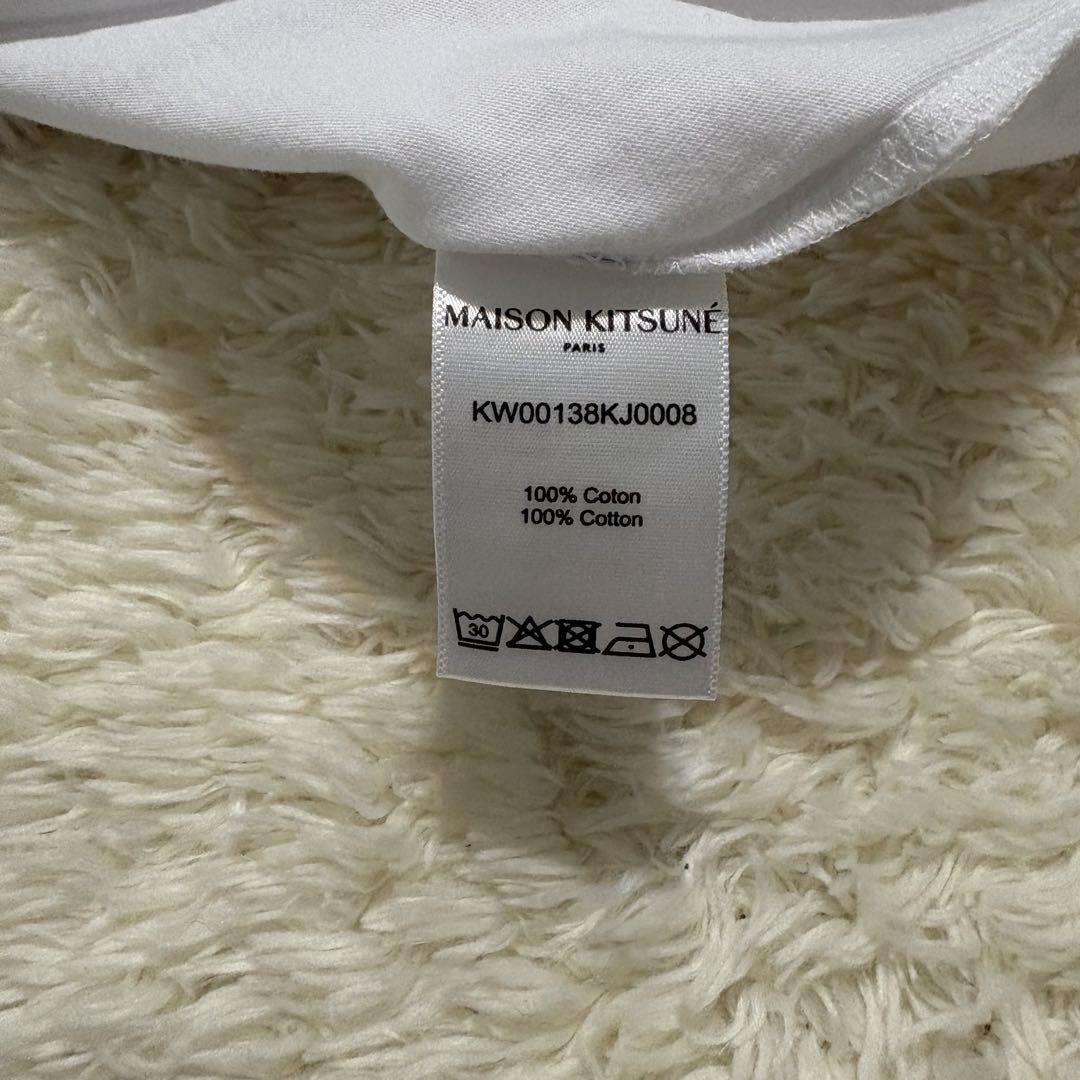 希少【新品タグ付】MAISON KITSUNEフォックス Tシャツ 半袖 白 S