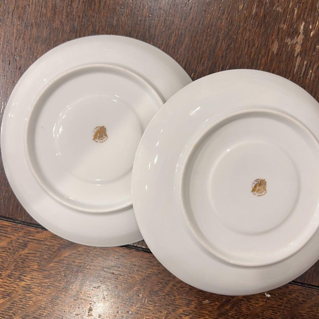 FINE PORCELAIN カップ&ソーサー白バラ