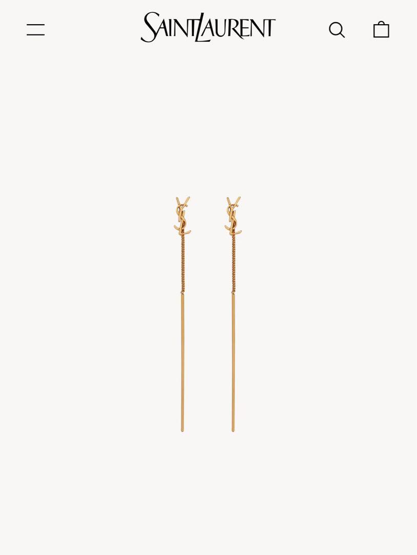 サンローラン YSL ピアス ゴールド
