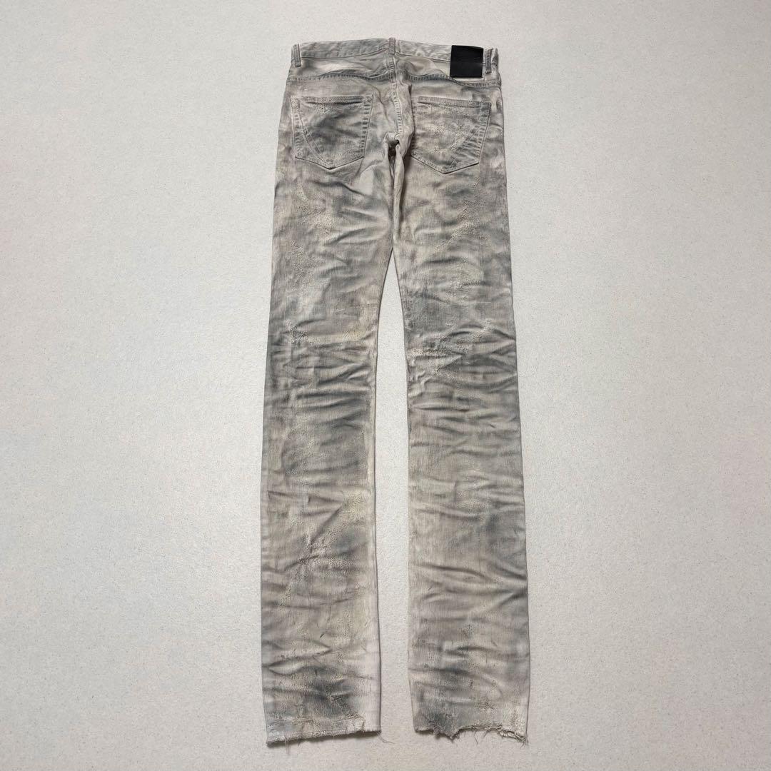 Fagassent damage skinny denim BYAKUYA 白夜