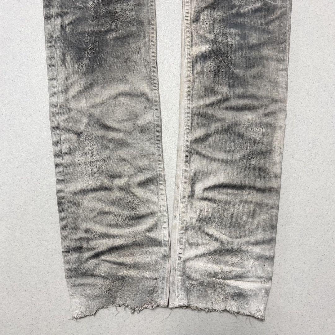 Fagassent damage skinny denim BYAKUYA 白夜