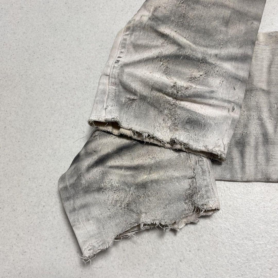 Fagassent damage skinny denim BYAKUYA 白夜
