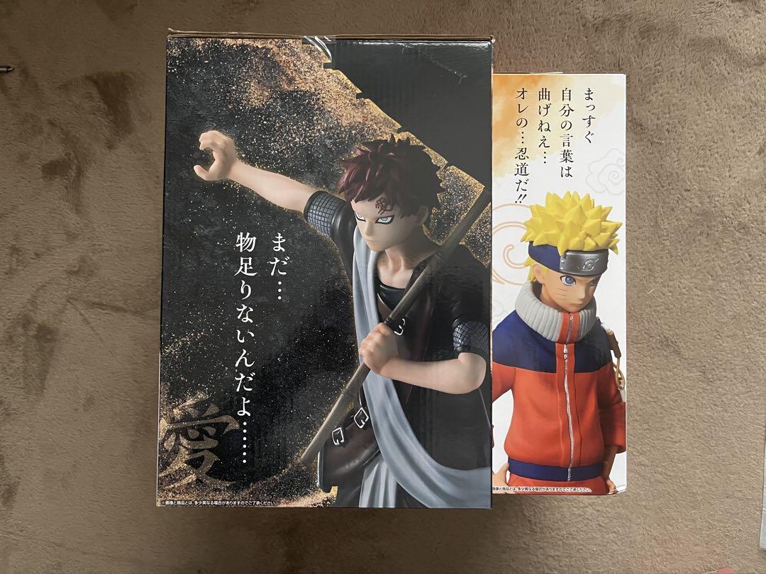 一番くじ NARUTO 我愛羅 うずまきナルト　瓢箪型調味料入れ　セット売り