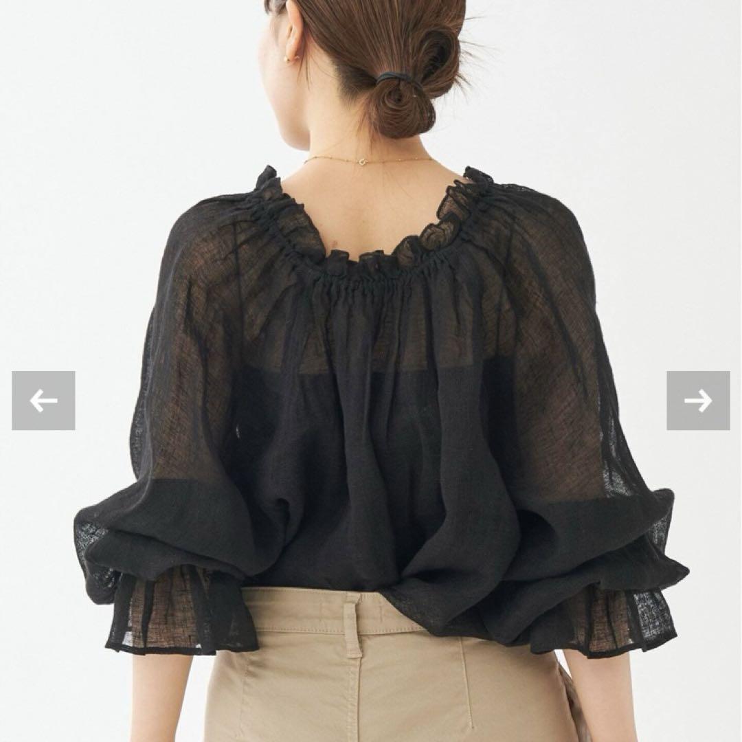Plage LINEN Gather ブラウス　プラージュ