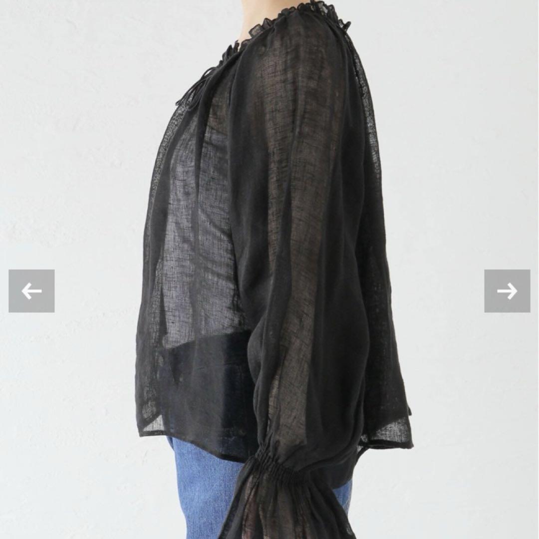 Plage LINEN Gather ブラウス　プラージュ