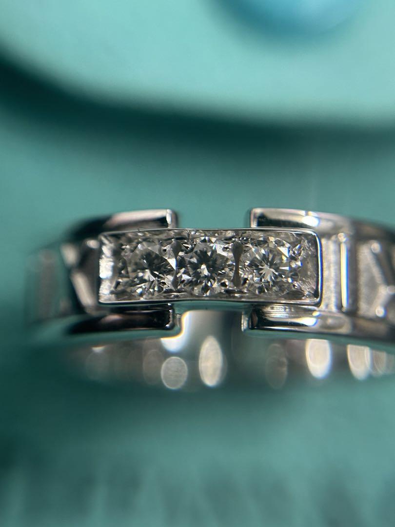 美品！Tiffany & Co. ダイヤリング 750