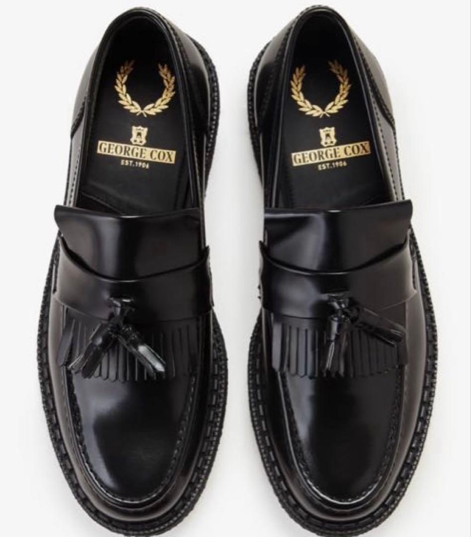 FRED PERRY ジョージコックス タッセルローファー25cm・Fred Perry
