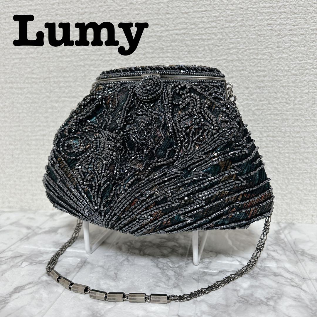 【美品】★Lumyルミーはしもと ✨大人気✨Lumy ルミーはしもと 刺繍 ビーズバッグ - メルカリ
