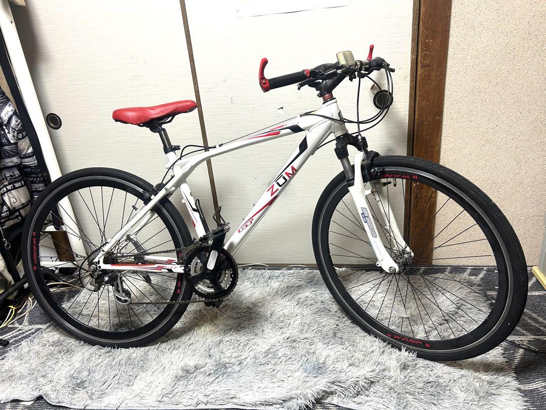 GTクロスバイク27インチSHIMANO 18段変速、フロントショック