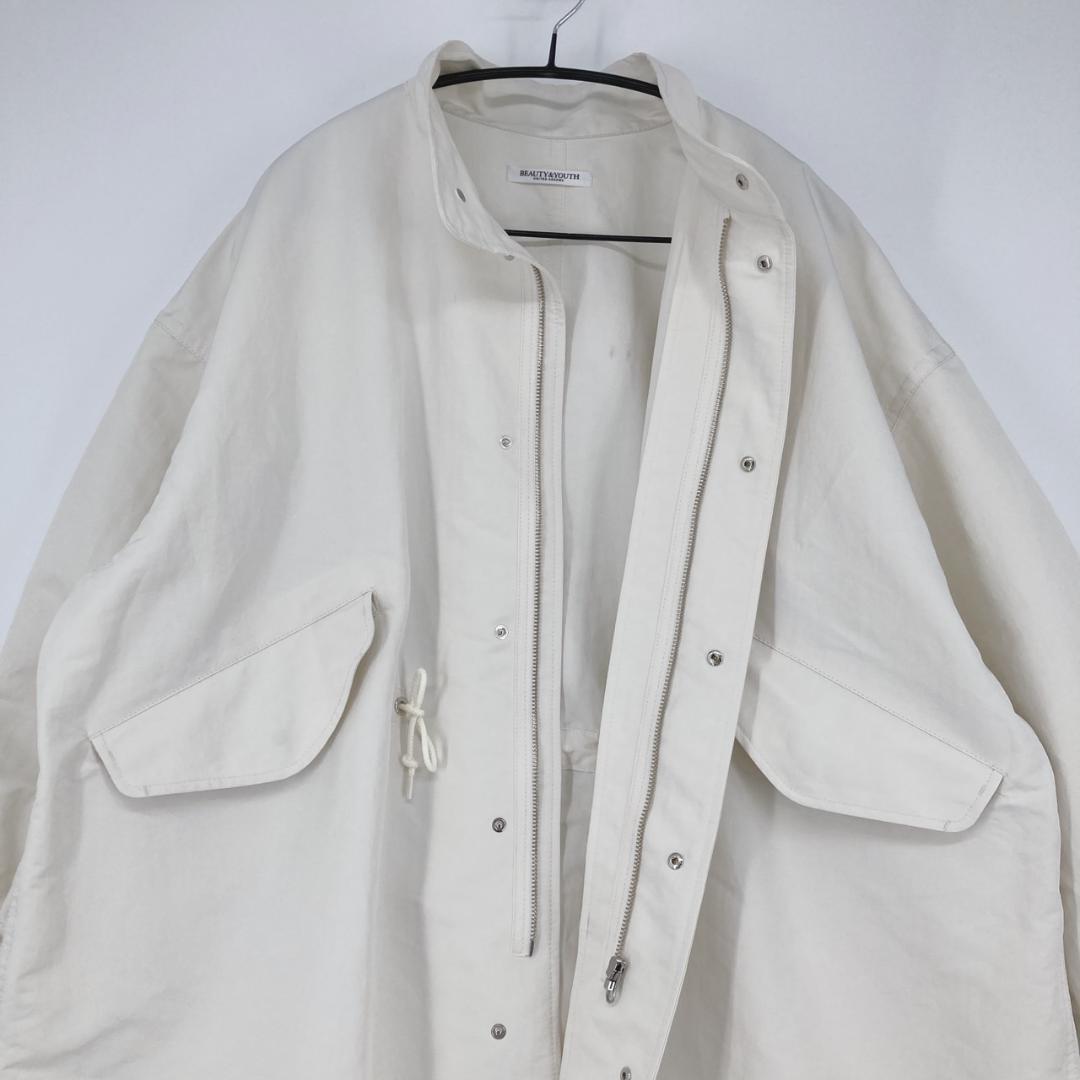 BEAUTY&YOUTH UNITED ARROWS ホワイト モッズコート