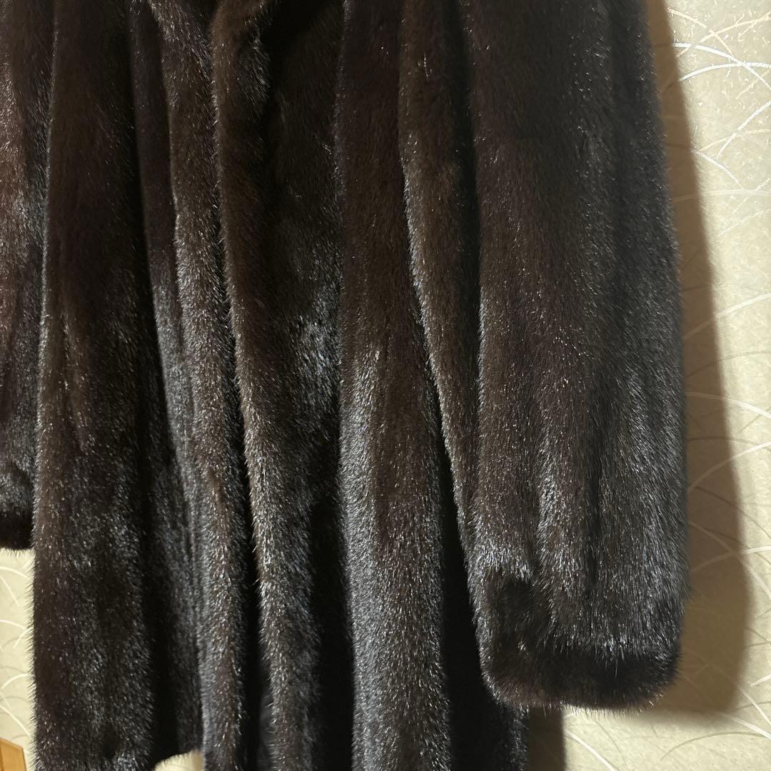 GEOFFREY BEENE BLACKGLAMA ミンクミドルコート GEOFFREY BEENE BLACKGLAMA ミンクミドルコート