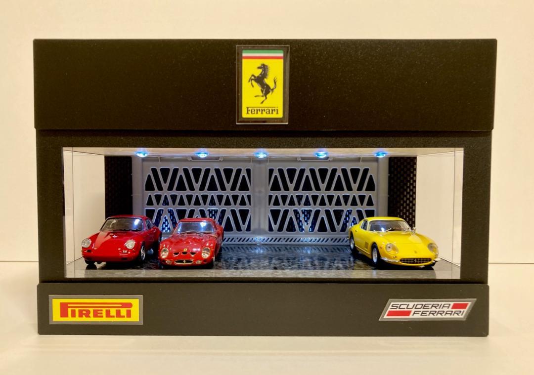 1/24〜1/64展示可・間接照明＆二重壁2・ディスプレーBOX・ネオジオラマ