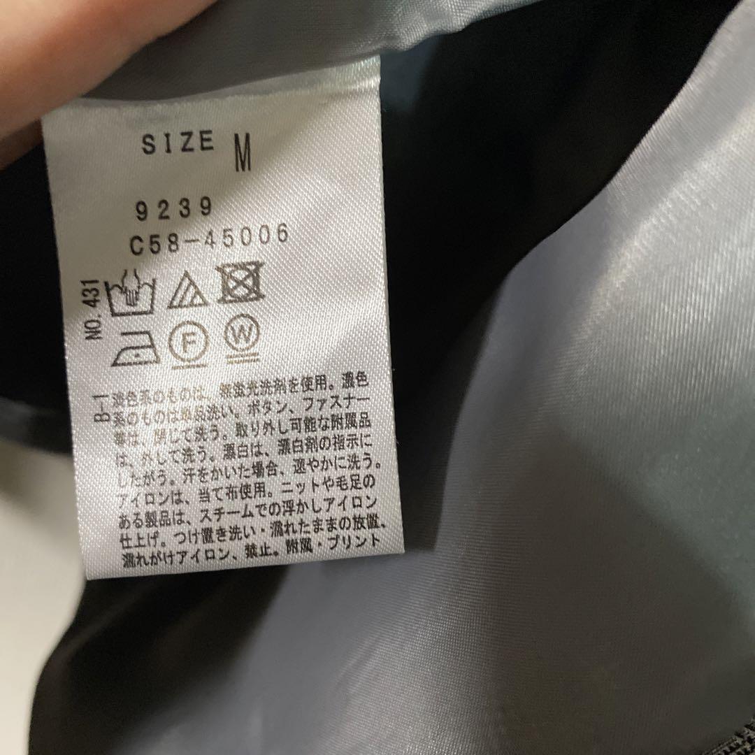 インデックス　スーツ　M グレー　チェック　パンツスーツ　セレモニー