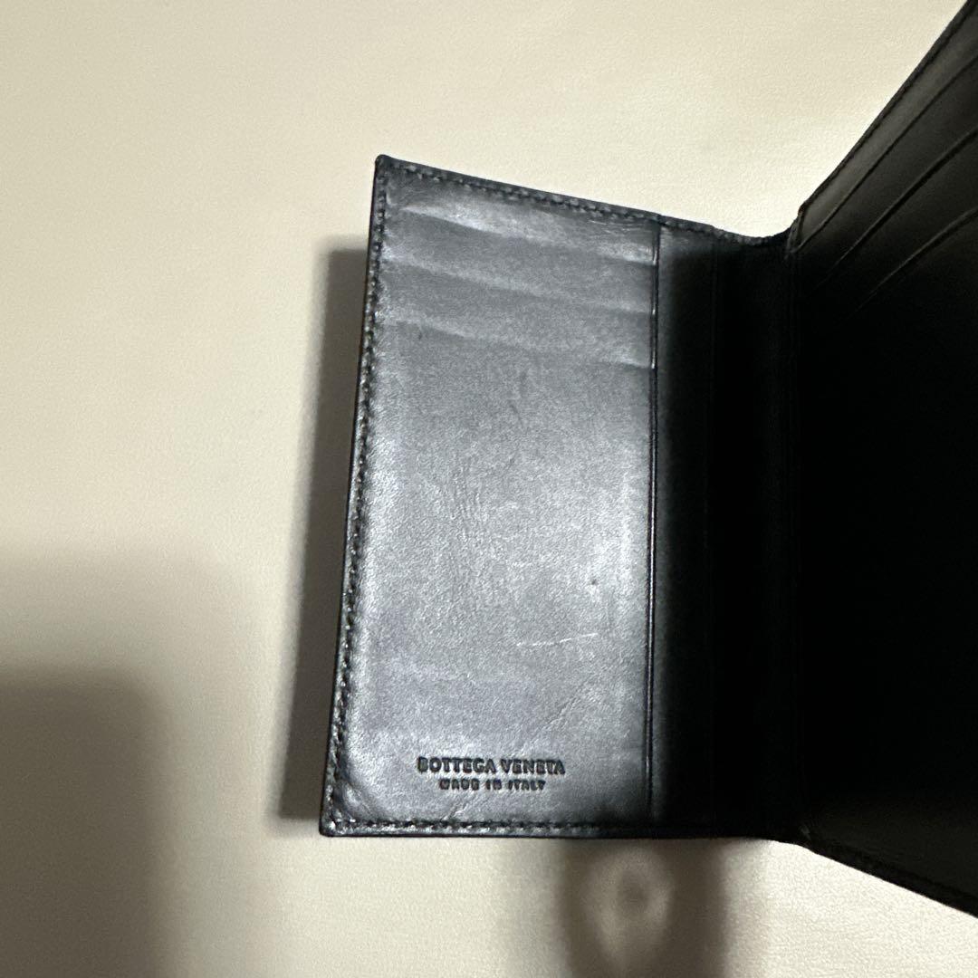 BOTTEGA VENETA 黒 レザー 名刺入れ