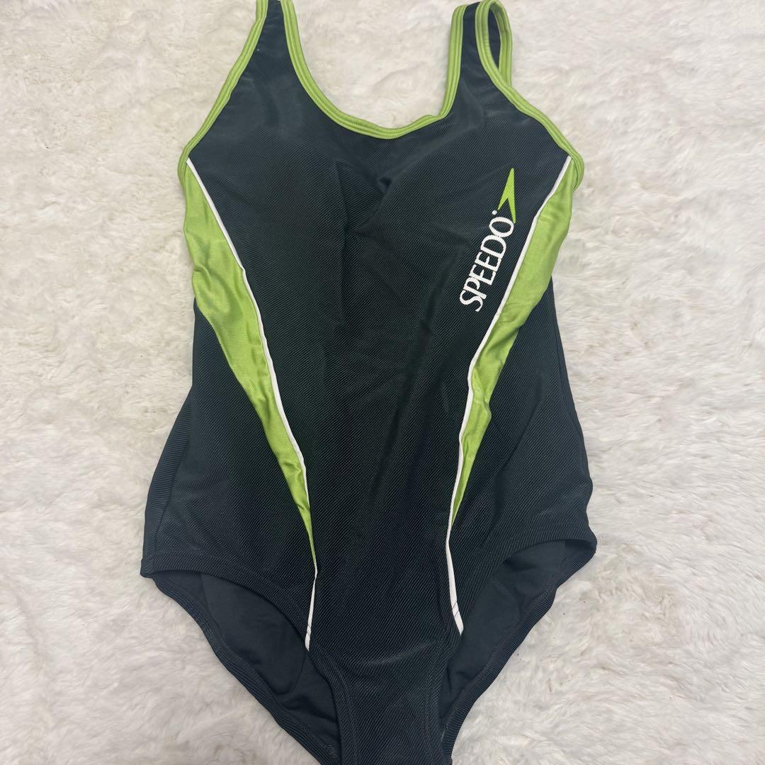 SPEEDO スポーツ用水着 黒/緑 女性用競泳水着 - メルカリ