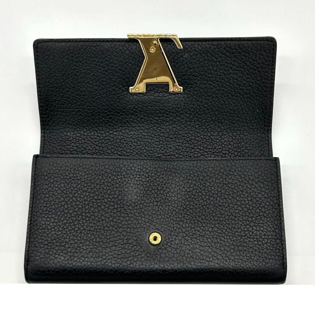 ルイヴィトン LOUIS VUITTON ポルトフォイユ カプシーヌ 長財布 画像6