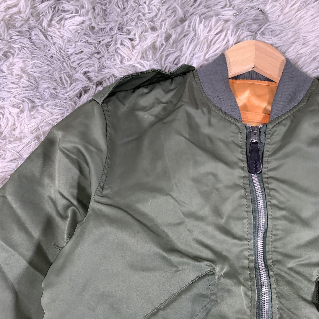 懐USA製ALPHA INDUSTRIES【S】フライトL-2B 訳有