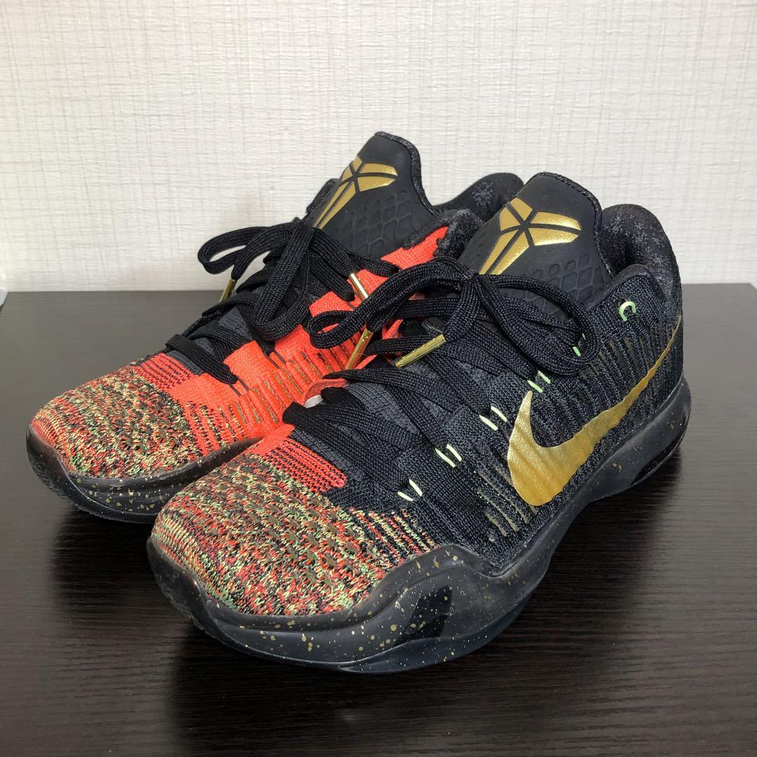 NIKE コービー10 エリート LOW クリスマスコレクション 27cm