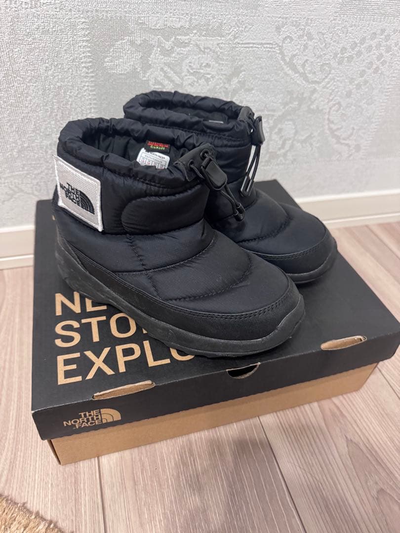 THE NORTH FACE ブラックブーツ　サイズ２０